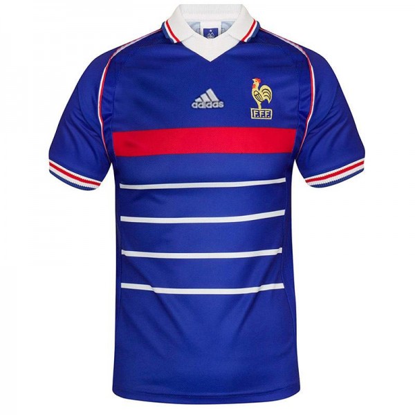 France Home 1998 world cup Vintage Soccer Jersey